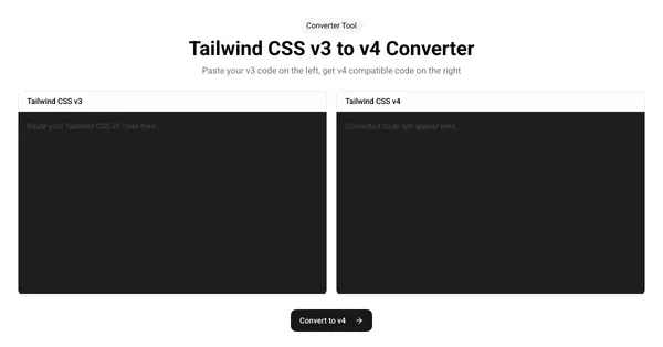 Tailwind v4 Converter